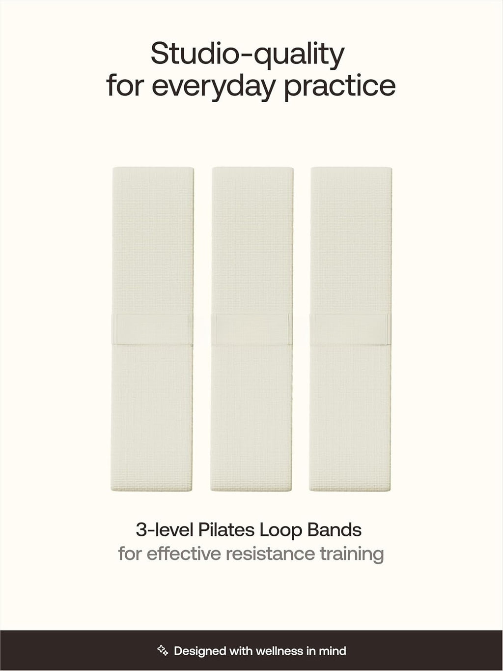 Women Pilates Loop Resistance Bands Set
