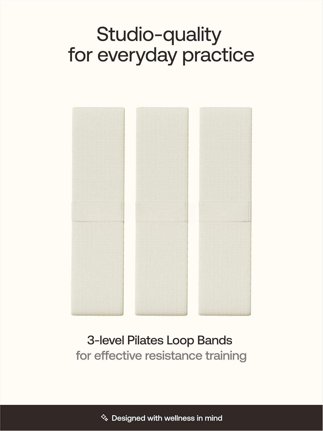 Women Pilates Loop Resistance Bands Set