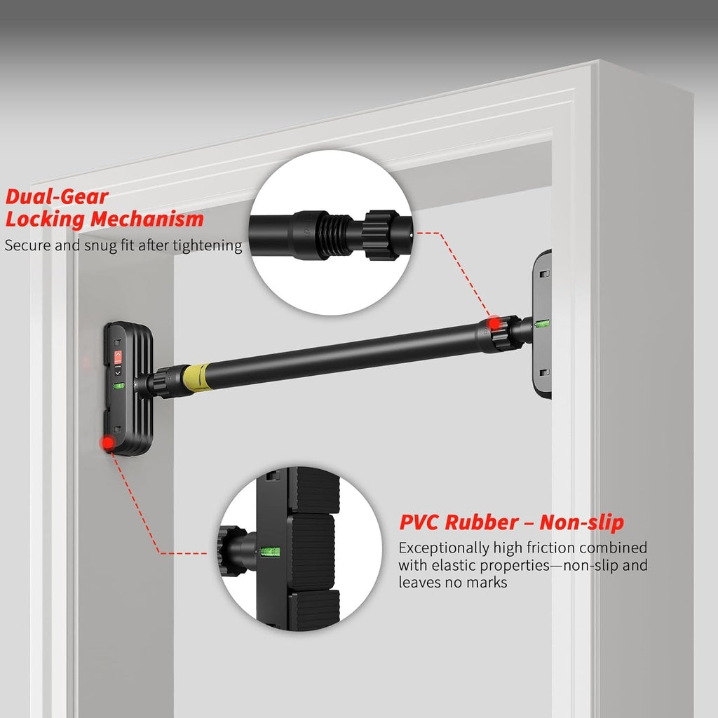 Screw Pull‑Up Bar, 440lbs Capacity