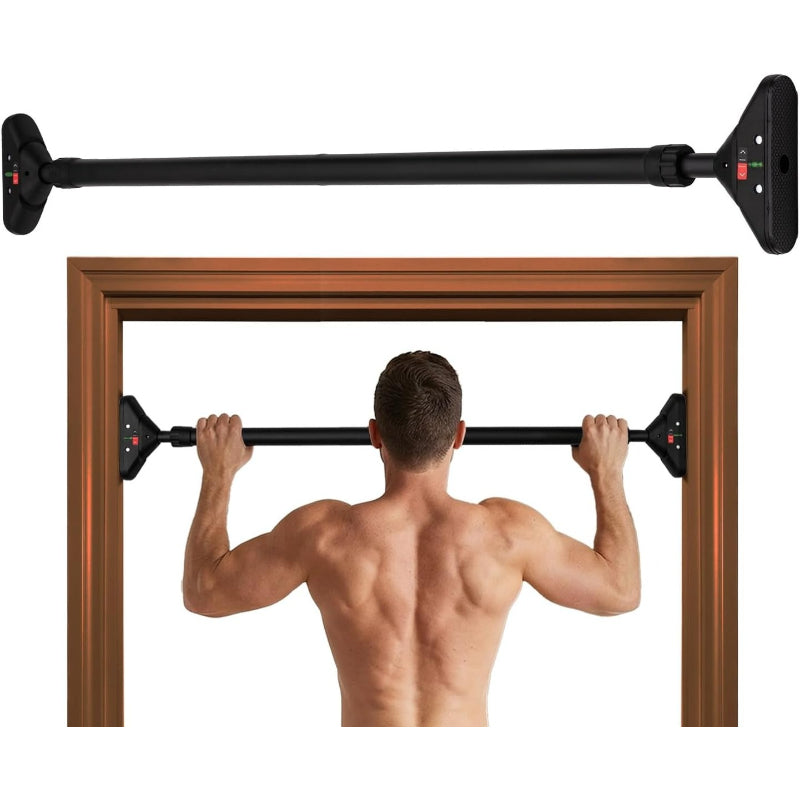 No‑Drill Doorway Adjustable Pull‑Up Bar