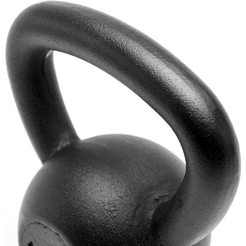 Coated Solid Cast Iron Kettlebell Weight Set