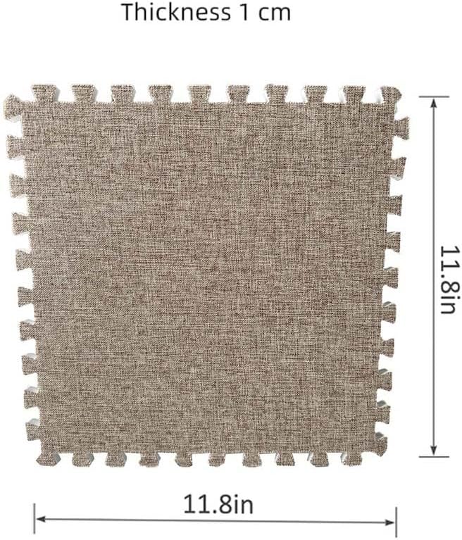 12‑Pack 30×30cm Interlocking EVA Foam Carpet Floor Tiles