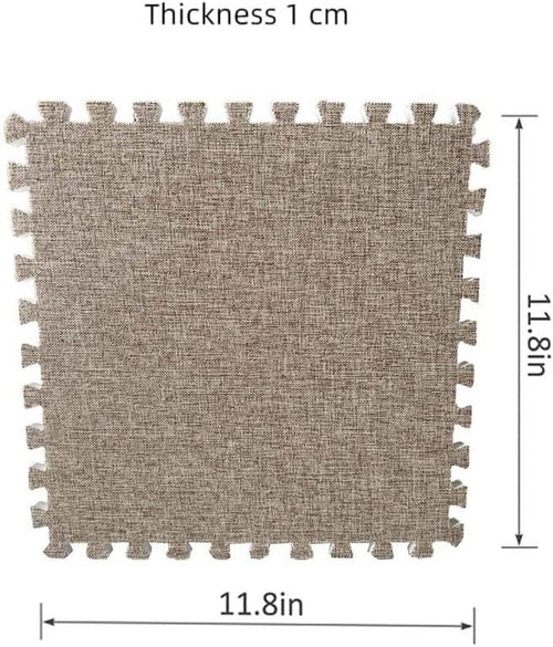 12‑Pack 30×30cm Interlocking EVA Foam Carpet Floor Tiles