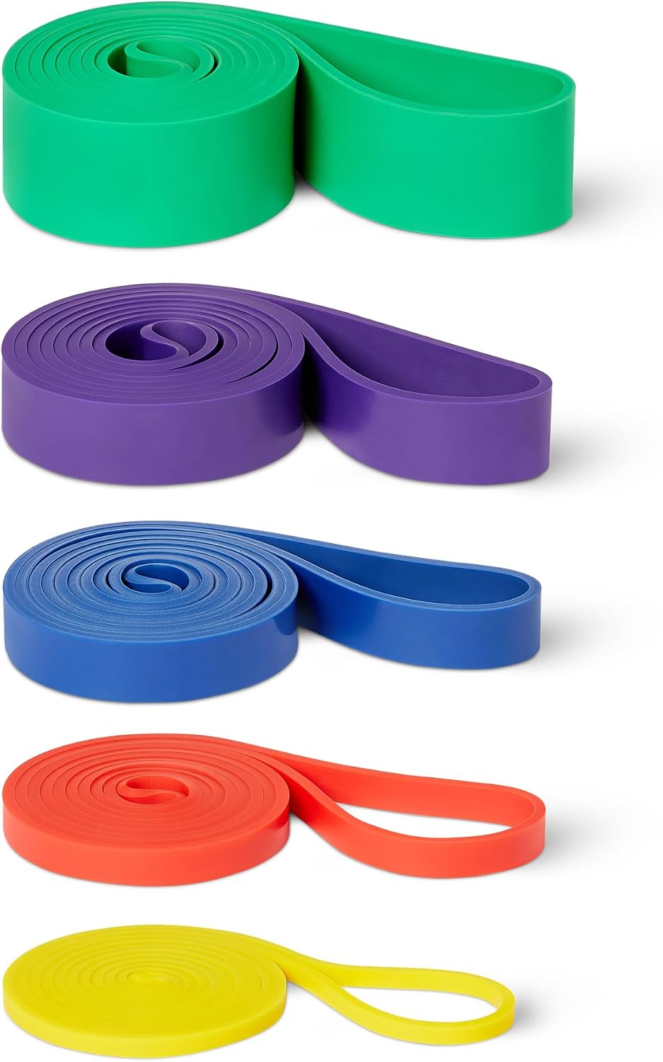 5‑Pack Multi‑Level Exercise Resistance Bands