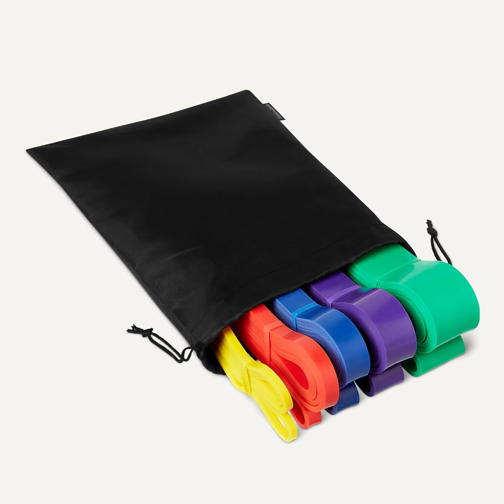 5‑Pack Multi‑Level Exercise Resistance Bands