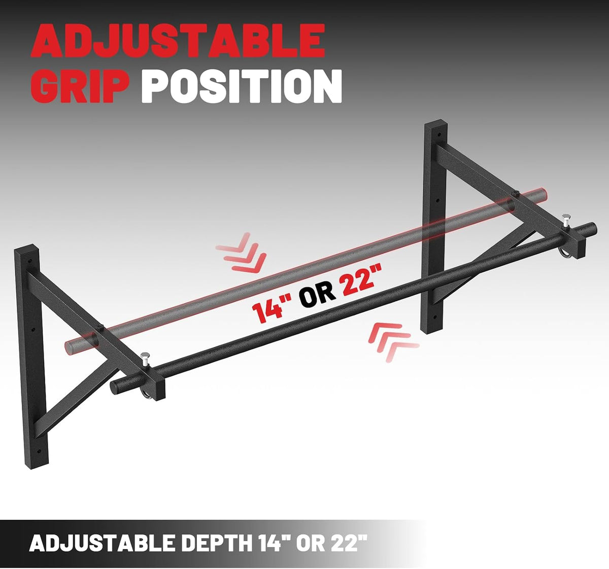 Wall‑Mount Home Gym Pull‑Up Bar