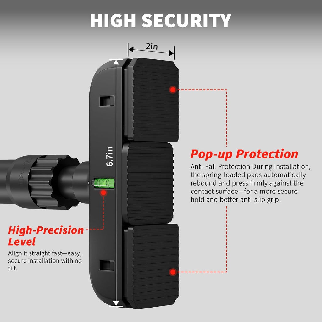 Screw Pull‑Up Bar, 440lbs Capacity