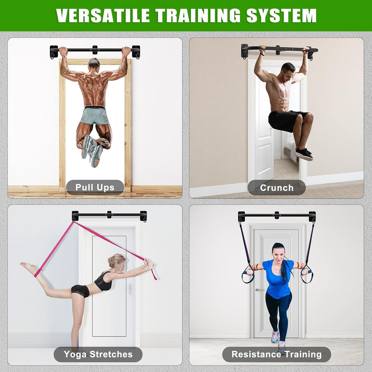32"/36" Wall‑Mount Pull‑Up Bar