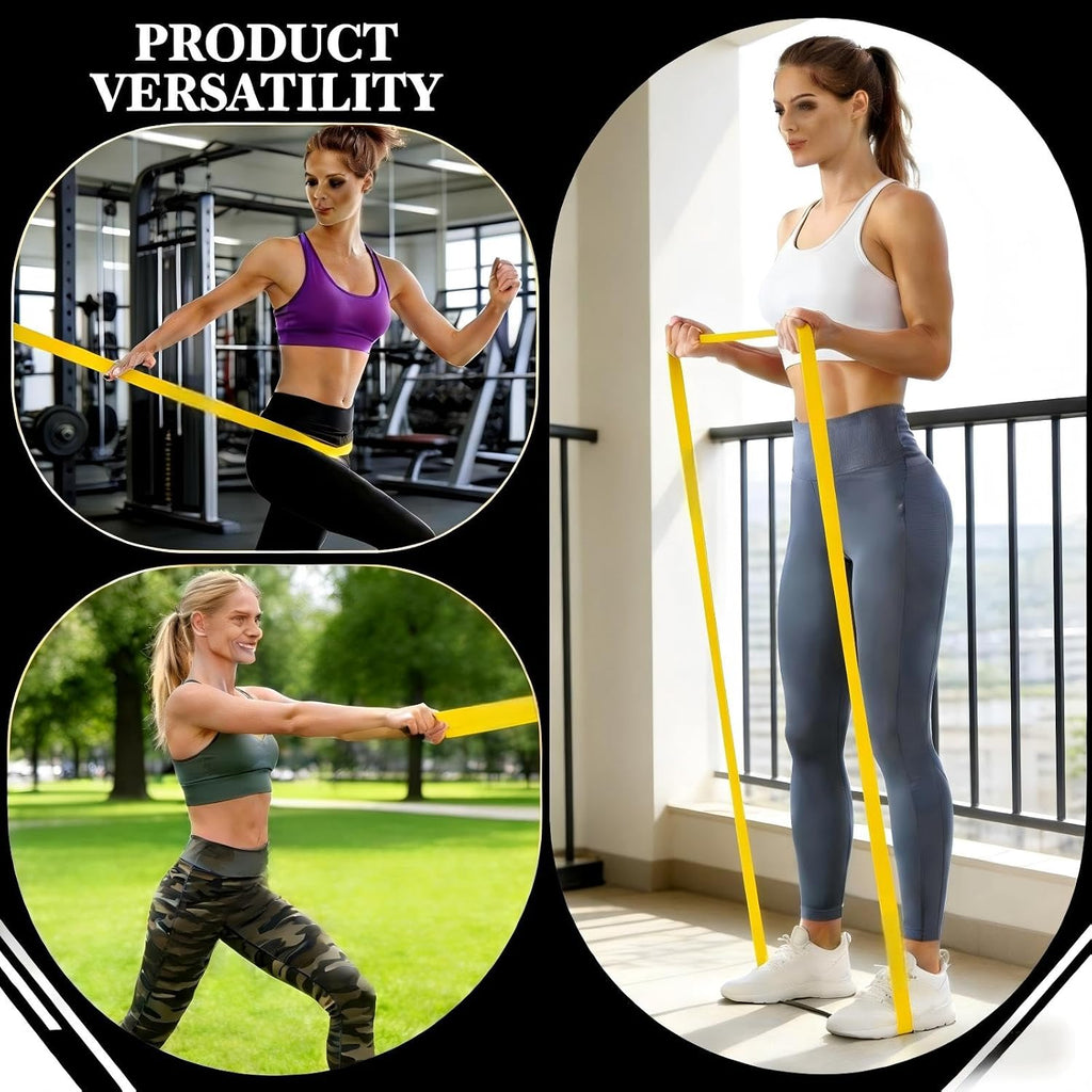 16‑Pack Home Gym Elastic Workout Resistance Bands Set