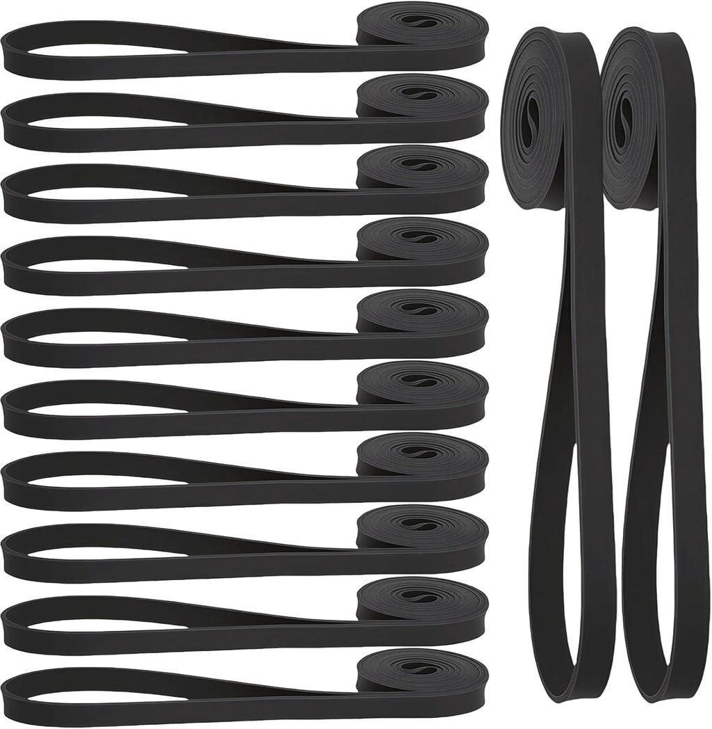 12‑Pack Pull‑Up Assist Loop Resistance Bands Set