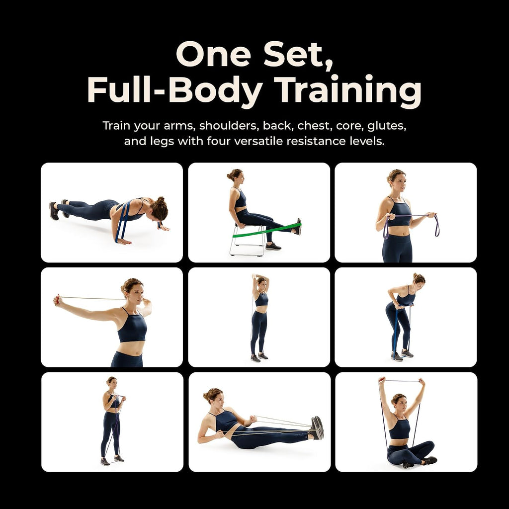 Health & Fitness Versatile Resistance Bands Set