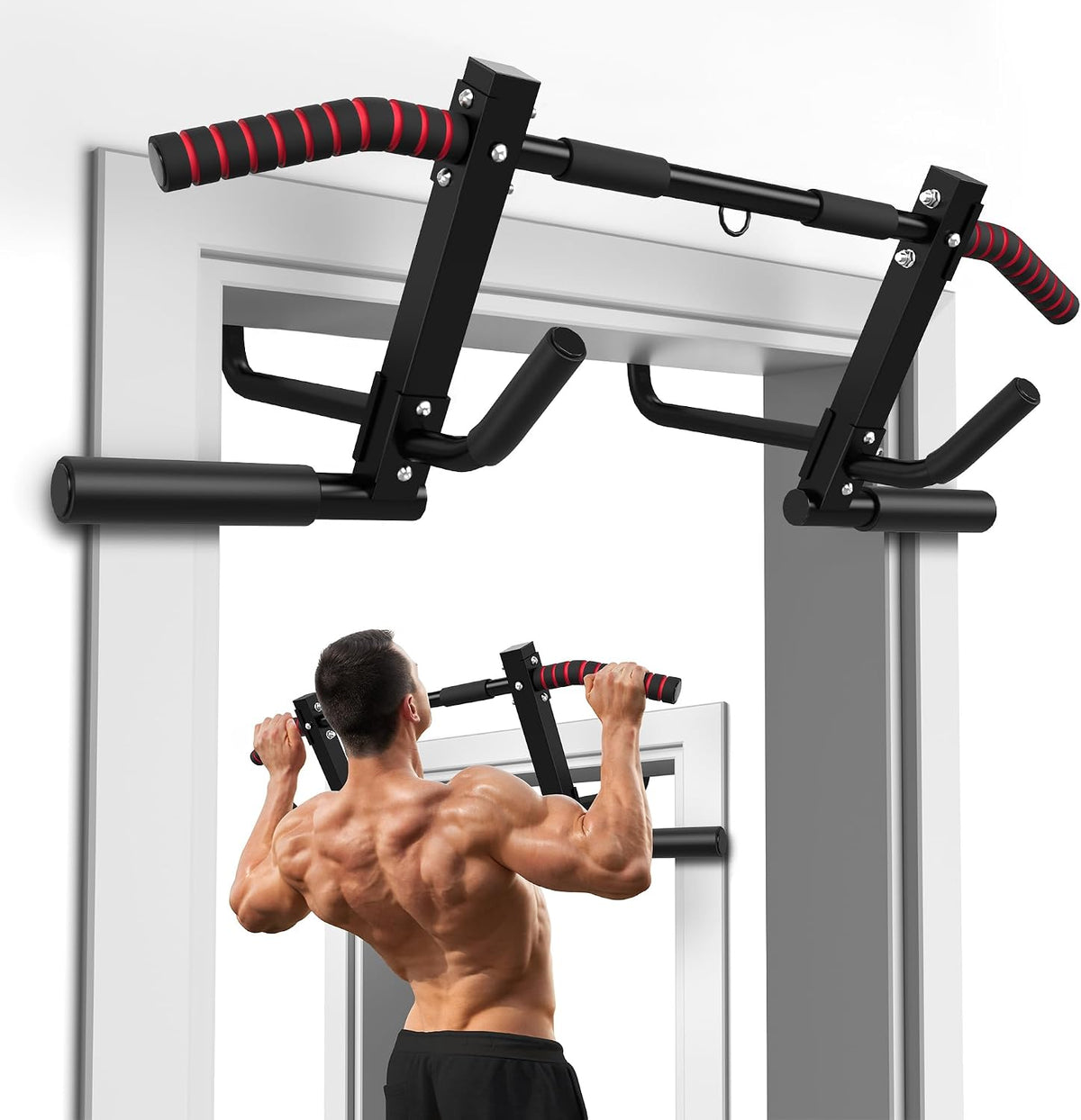 Multi‑Grip Doorway Pull‑Up Bar