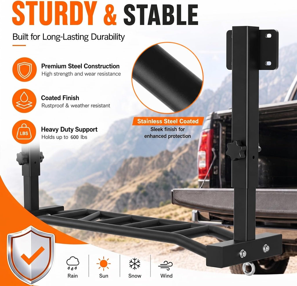 48" 600LBS Adjustable Ceiling‑Mount Pull‑Up Bar