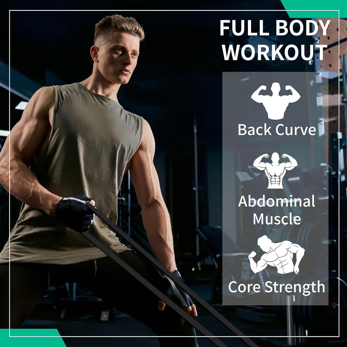 12‑Pack Pull‑Up Assist Loop Resistance Bands Set