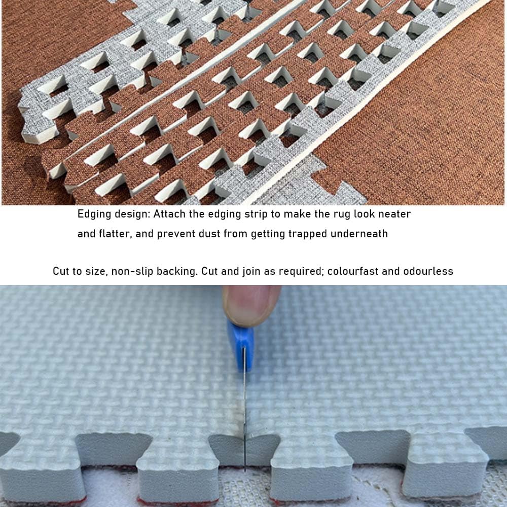 12‑Pack 30×30cm Interlocking EVA Foam Carpet Floor Tiles