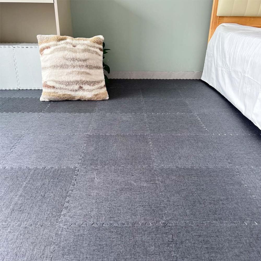 12‑Pack 30×30cm Interlocking EVA Foam Carpet Floor Tiles