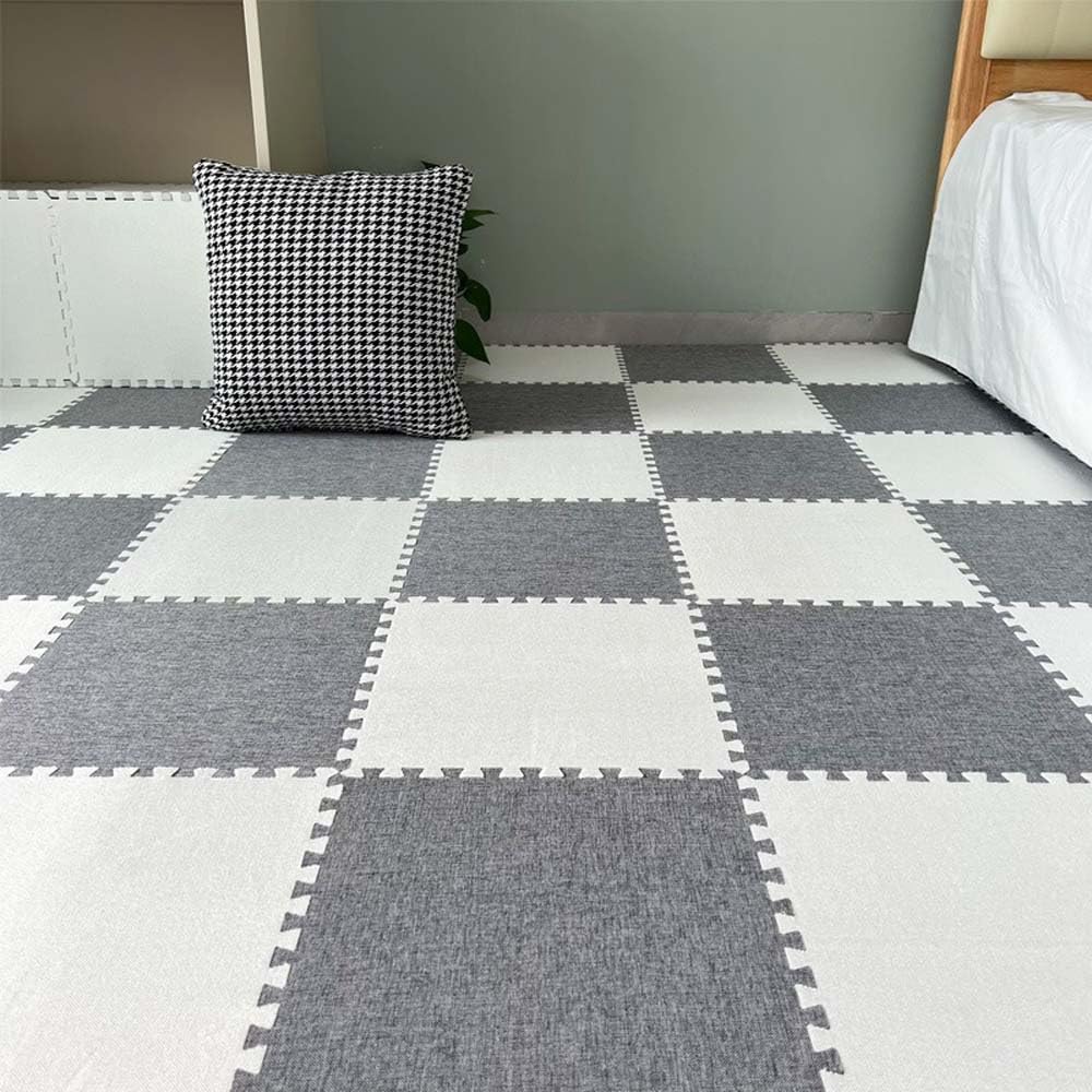 12‑Pack 30×30cm Interlocking EVA Foam Carpet Floor Tiles