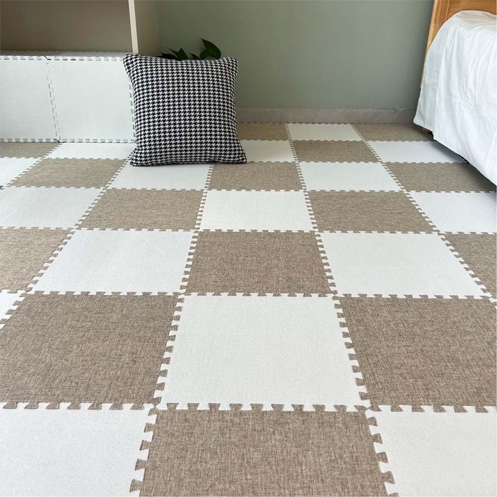 12‑Pack 30×30cm Interlocking EVA Foam Carpet Floor Tiles