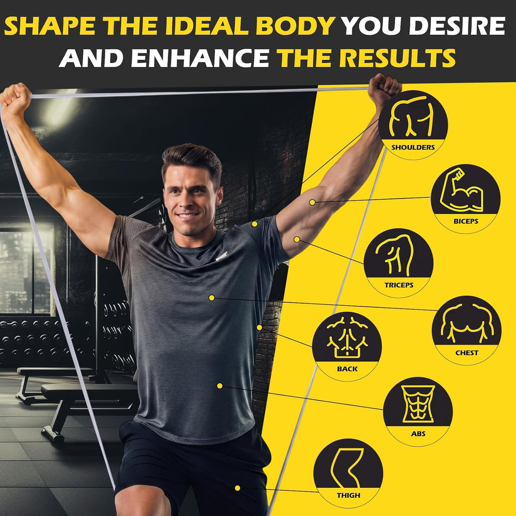 36‑Pack Loop Workout Resistance Bands