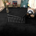 12‑Pack Interlocking Fluffy EVA Foam Carpet Floor Tiles