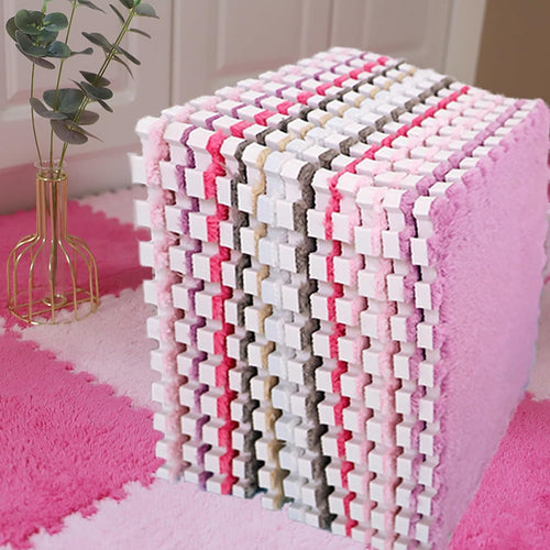 10‑Pack Interlocking Washable EVA Foam Bedroom Floor Rug