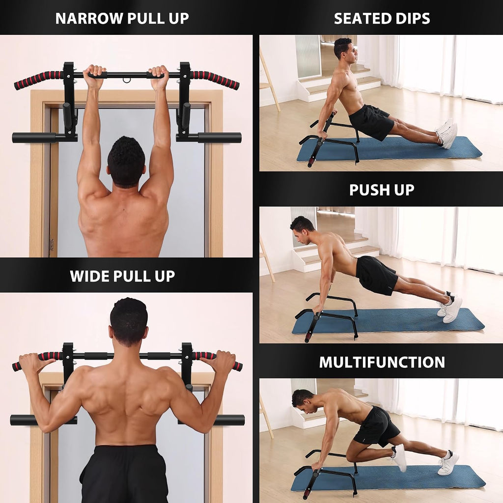 Multi‑Grip Doorway Pull‑Up Bar