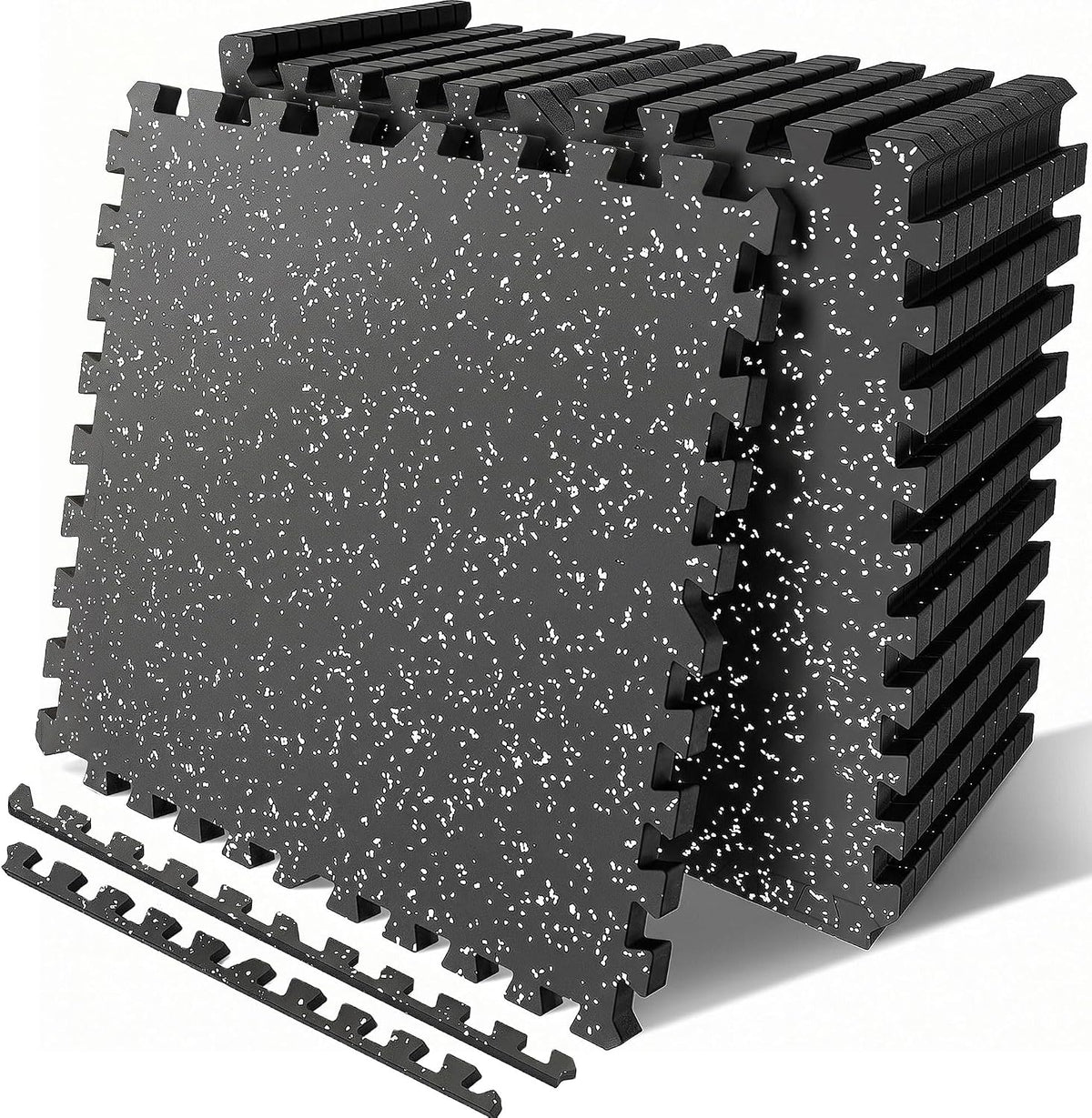 48‑Sq‑Ft 0.79‑Inch Rubber‑Top EVA Gym Floor Mats