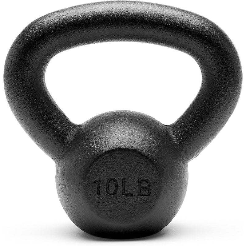 Coated Solid Cast Iron Kettlebell Weight Set