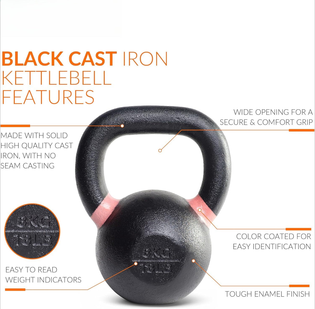 Barbell Cast Iron Competition Kettlebell