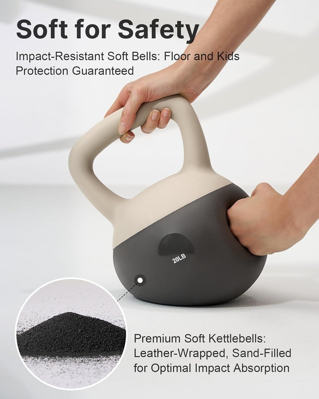 Soft‑Sided Kettlebell Set for Home Workouts