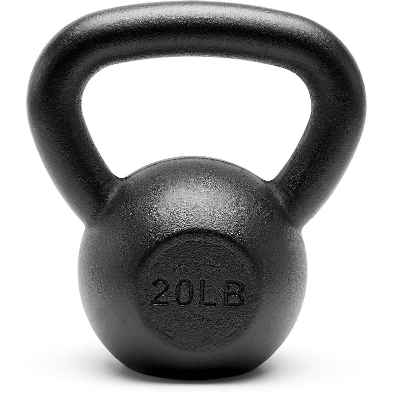 Coated Solid Cast Iron Kettlebell Weight Set