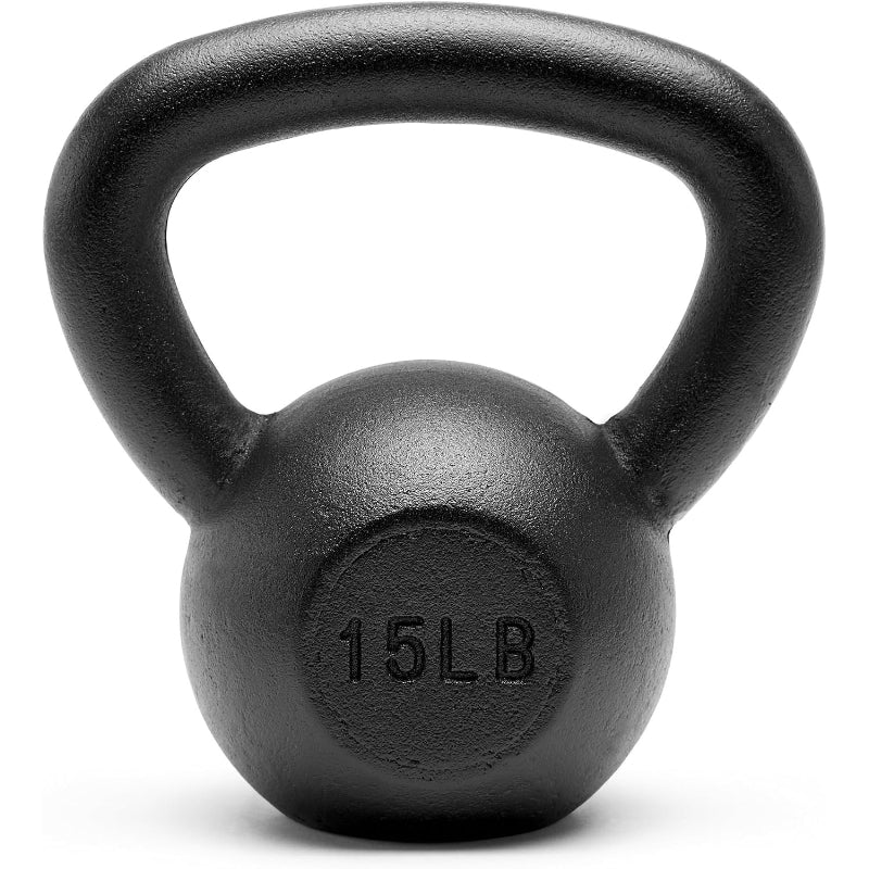 Coated Solid Cast Iron Kettlebell Weight Set